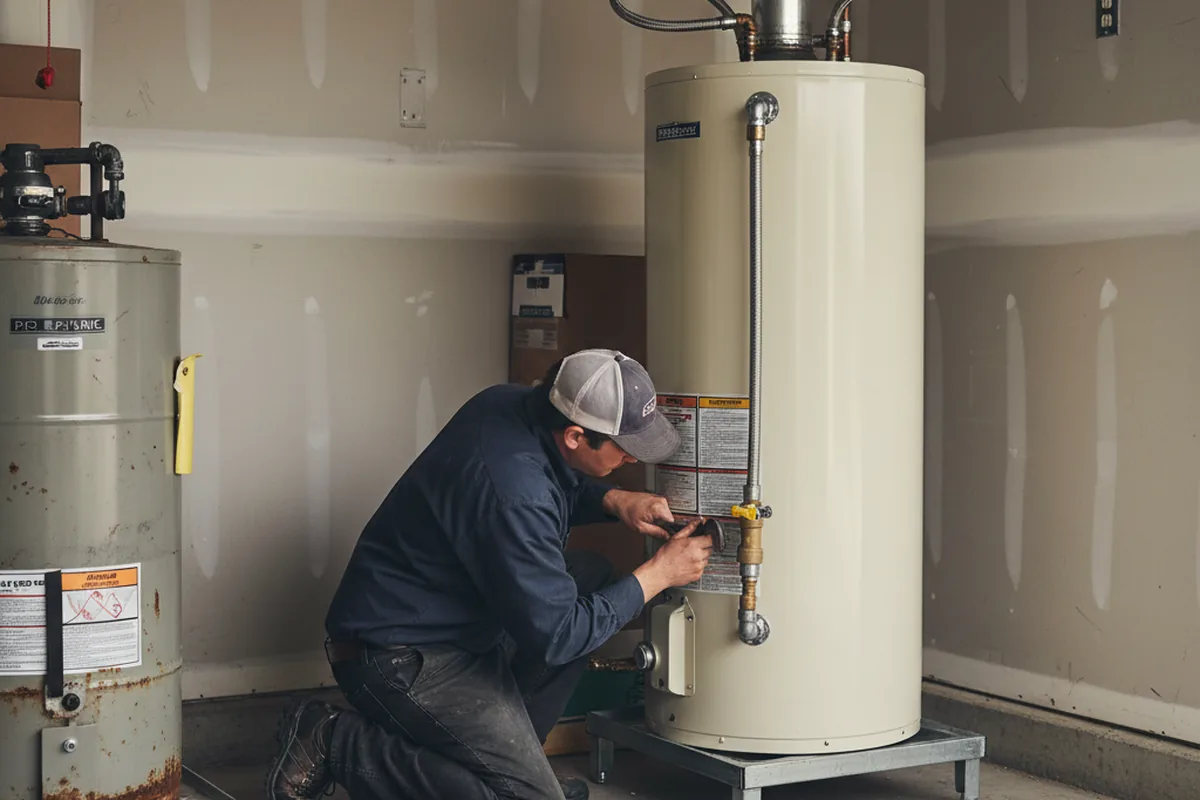 Water heater and shutoff valve replacement in Gila Bend